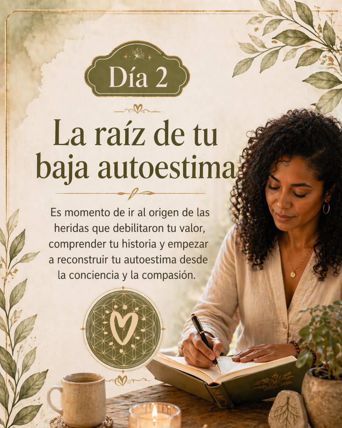 Día 2 — Persona reflexionando sobre su historia